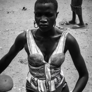 Artistic representation for Senegalese girls can become wrestlers and win , but only until marriage.