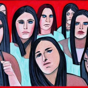 Artistic representation for Tessa Blanchard : Bullying accusations led to mental health struggles.