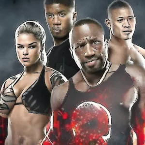 Artistic representation for Rumor Roundup : Bad Blood start time , The Bloodline , Ricky Starks pushes back , more ! This is a good start for a title. I would like you to improve upon it
