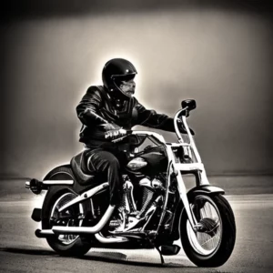 Artistic representation for My Love Of Riding A Harley Davidson Three Decades Later