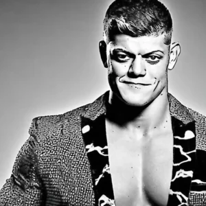 Artistic representation for Cody Rhodes : Me Leaving AEW Is Not Really That Sexy Of A Story Let me know what you think about the title.