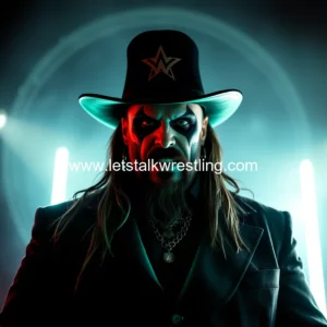 Artistic representation for The undertaker unveils sarcasm: mocking light tube gimmicks in pro wrestling