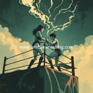 Artistic representation for Stop dreaming of intergender wrestling