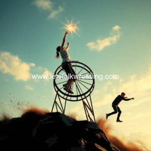 Artistic representation for Wwe's new hope: cartwheel's prospect status unveiled!