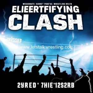 Artistic representation for Electrifying clash: surrey's premier pro wrestling event unveiled response: electrifying clash: surrey's premier pro wrestling event unveiled!