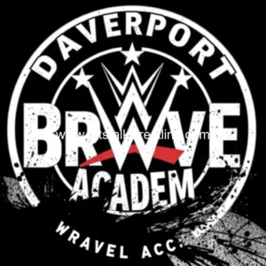 Artistic representation for WWE partners with Davenport Black and Brave Wrestling Academy