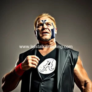 Artistic representation for Pro wrestling legend dressed as Alabama icon weighs in on election