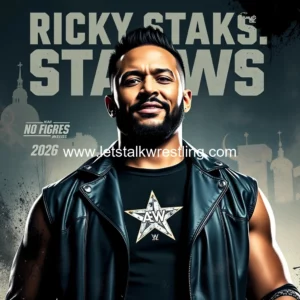 Artistic representation for Ricky Starks Confirms AEW Contract Status Says Hell Go Crazy If Stuck At Home