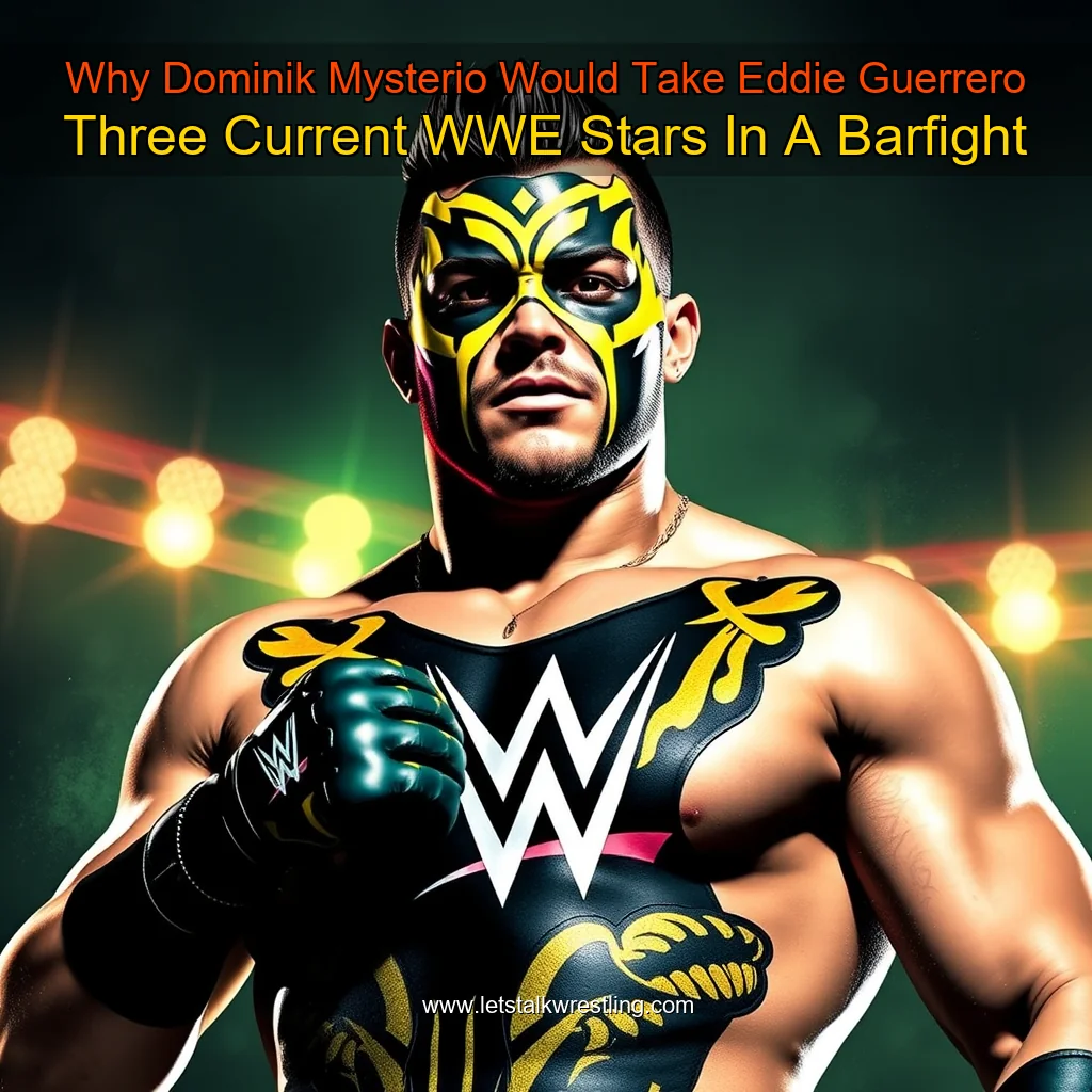 Read more about the article Why Dominik Mysterio Would Take Eddie Guerrero  Three Current WWE Stars In A Barfight