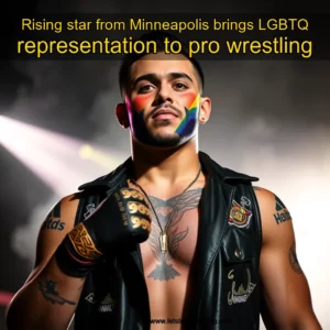 Artistic representation for Rising star from Minneapolis brings LGBTQ representation to pro wrestling