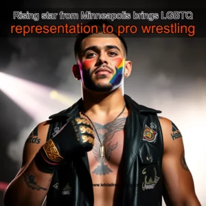Artistic representation for Rising star from Minneapolis brings LGBTQ representation to pro wrestling