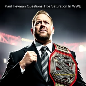Artistic representation for Paul Heyman Questions Title Saturation In WWE