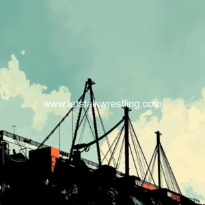 Artistic representation for Newcastle wrestling battles council over rising City Hall fees Camden Haven Courier