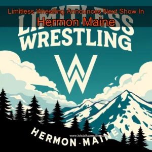 Artistic representation for Limitless Wrestling Announces Next Show In Hermon Maine