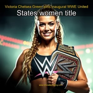 Artistic representation for Victoria Chelsea Green wins inaugural WWE United States women title