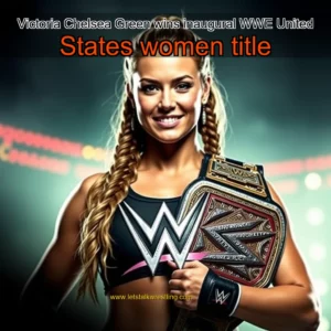 Artistic representation for Victoria Chelsea Green wins inaugural WWE United States women title