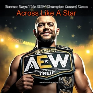 Artistic representation for Konnan Says This AEW Champion Doesnt Come Across Like A Star
