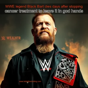 Artistic representation for WWE legend Black Bart dies days after stopping cancer treatment to leave it in god hands