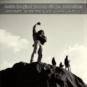 Artistic representation for Andre the giant: journey with j.c. productions assistant: andre the giant: journey with j.c.