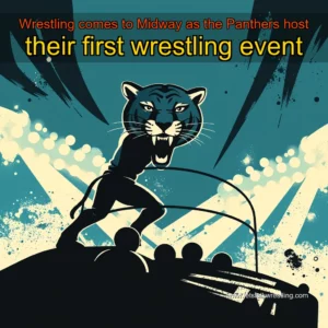 Artistic representation for Wrestling comes to Midway as the Panthers host their first wrestling event
