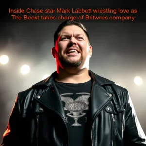 Artistic representation for Inside Chase star Mark Labbett wrestling love as The Beast takes charge of Britwres company