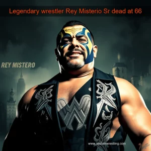 Artistic representation for Legendary wrestler Rey Misterio Sr dead at 66