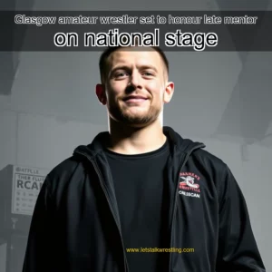 Artistic representation for Glasgow amateur wrestler set to honour late mentor on national stage