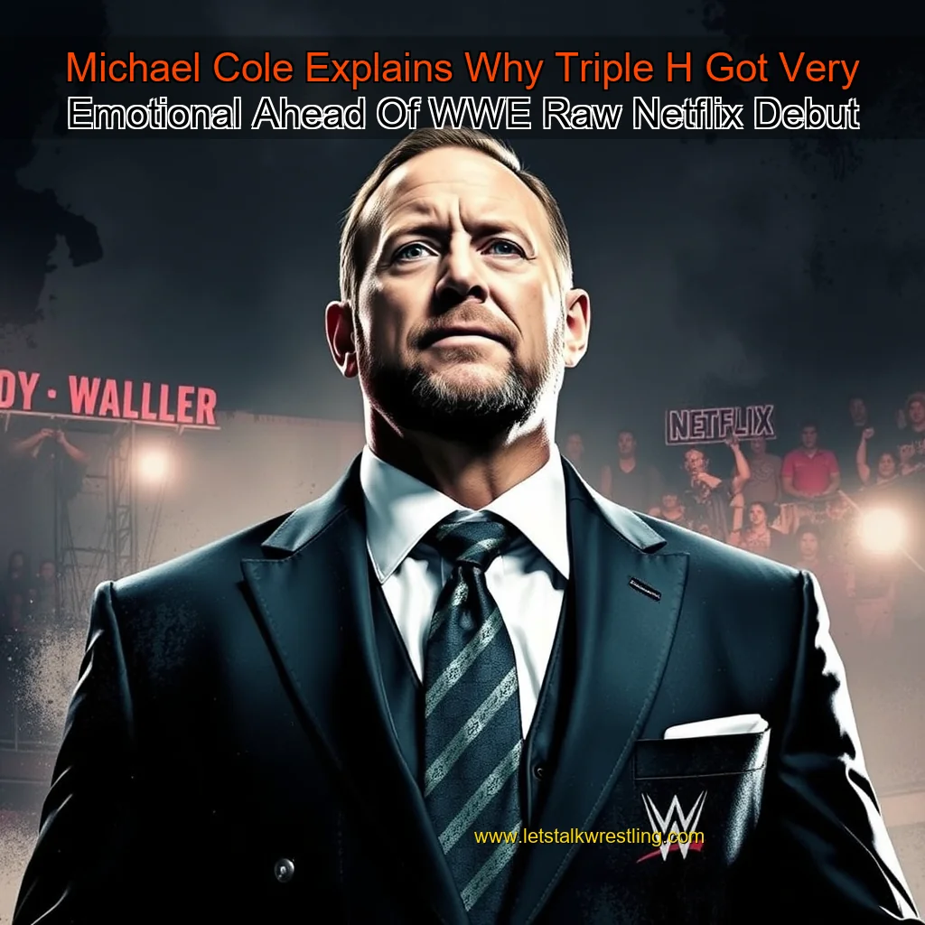 You are currently viewing Michael Cole Explains Why Triple H Got Very Emotional Ahead Of WWE Raw Netflix Debut
