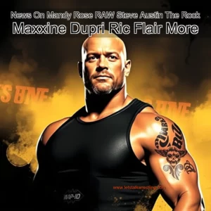 Artistic representation for News On Mandy Rose RAW Steve Austin The Rock Maxxine Dupri Ric Flair More