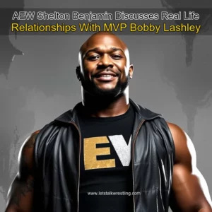 Artistic representation for AEW Shelton Benjamin Discusses Real Life Relationships With MVP Bobby Lashley