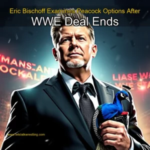 Artistic representation for Eric Bischoff Examines Peacock Options After WWE Deal Ends