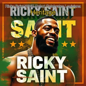 Artistic representation for Ricky Saint WWE Debut Celebrates Louisiana Heritage