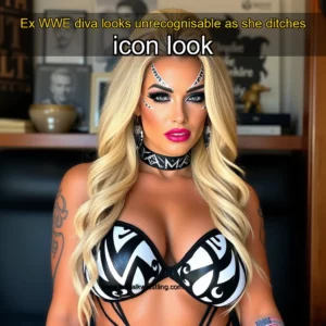 Artistic representation for Ex WWE diva looks unrecognisable as she ditches icon look