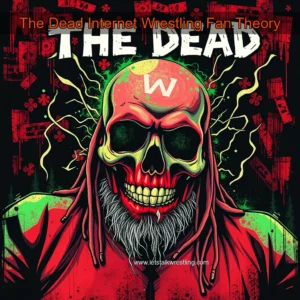Artistic representation for The Dead Internet Wrestling Fan Theory
