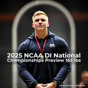 Artistic representation for 2025 NCAA DI National Championships Preview 165 lbs