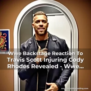Artistic representation for Wwe Backstage Reaction To Travis Scott Injuring Cody Rhodes Revealed - Wwe Backstage Reaction To Travis Scott Injuring Cody Rhodes Revealed!