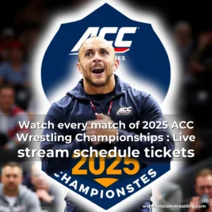 Artistic representation for Watch every match of 2025 ACC Wrestling Championships : Live stream schedule tickets