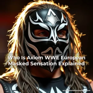 Artistic representation for Who Is Axiom WWE European Masked Sensation Explained