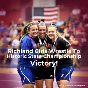 Artistic representation for Richland Girls Wrestle To Historic State Championship Victory!