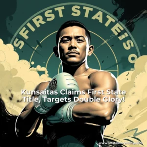 Artistic representation for Kunsaitas Claims First State Title, Targets Double Glory!