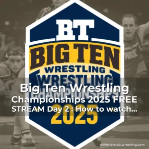 Artistic representation for Big Ten Wrestling Championships 2025 FREE STREAM Day 2 : How to watch finals consolation matches