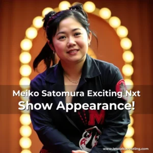 Artistic representation for Meiko Satomura Exciting Nxt Show Appearance!