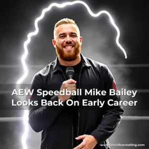 Artistic representation for AEW Speedball Mike Bailey Looks Back On Early Career