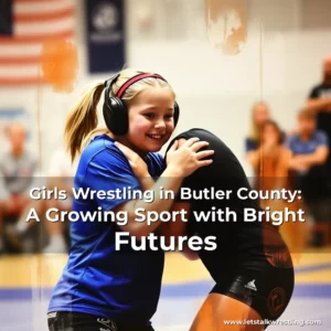 Artistic representation for Girls Wrestling in Butler County: A Growing Sport with Bright Futures