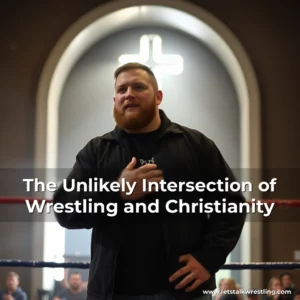 Artistic representation for The Unlikely Intersection of Wrestling and Christianity