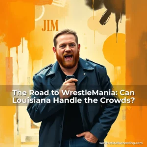 Artistic representation for The Road to WrestleMania: Can Louisiana Handle the Crowds?
