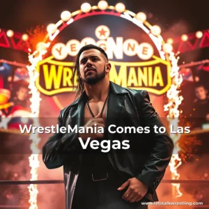Artistic representation for WrestleMania Comes to Las Vegas