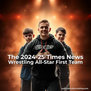 Artistic representation for The 2024-25 Times News Wrestling All-Star First Team