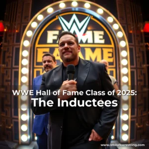 Artistic representation for WWE Hall of Fame Class of 2025: The Inductees