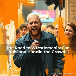 Artistic representation for The Road to Wrestlemania: Can Louisiana Handle the Crowds?